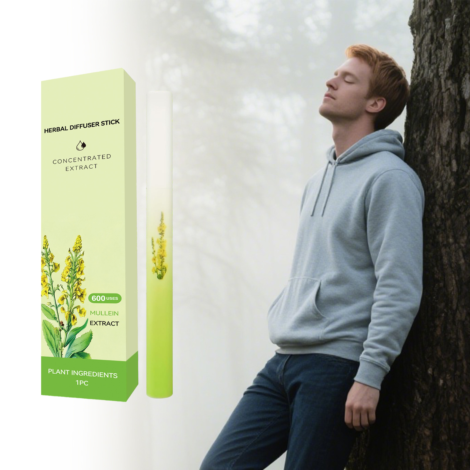 Licorice Root Extract - Травяной диффузор Mullein, ручка для дыхания