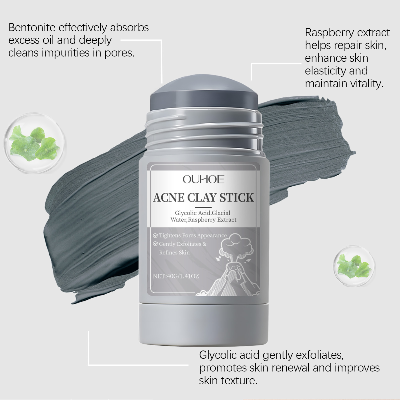 Глиняная маска для очистки пор – обзор и цена Bentonite Clay Mask