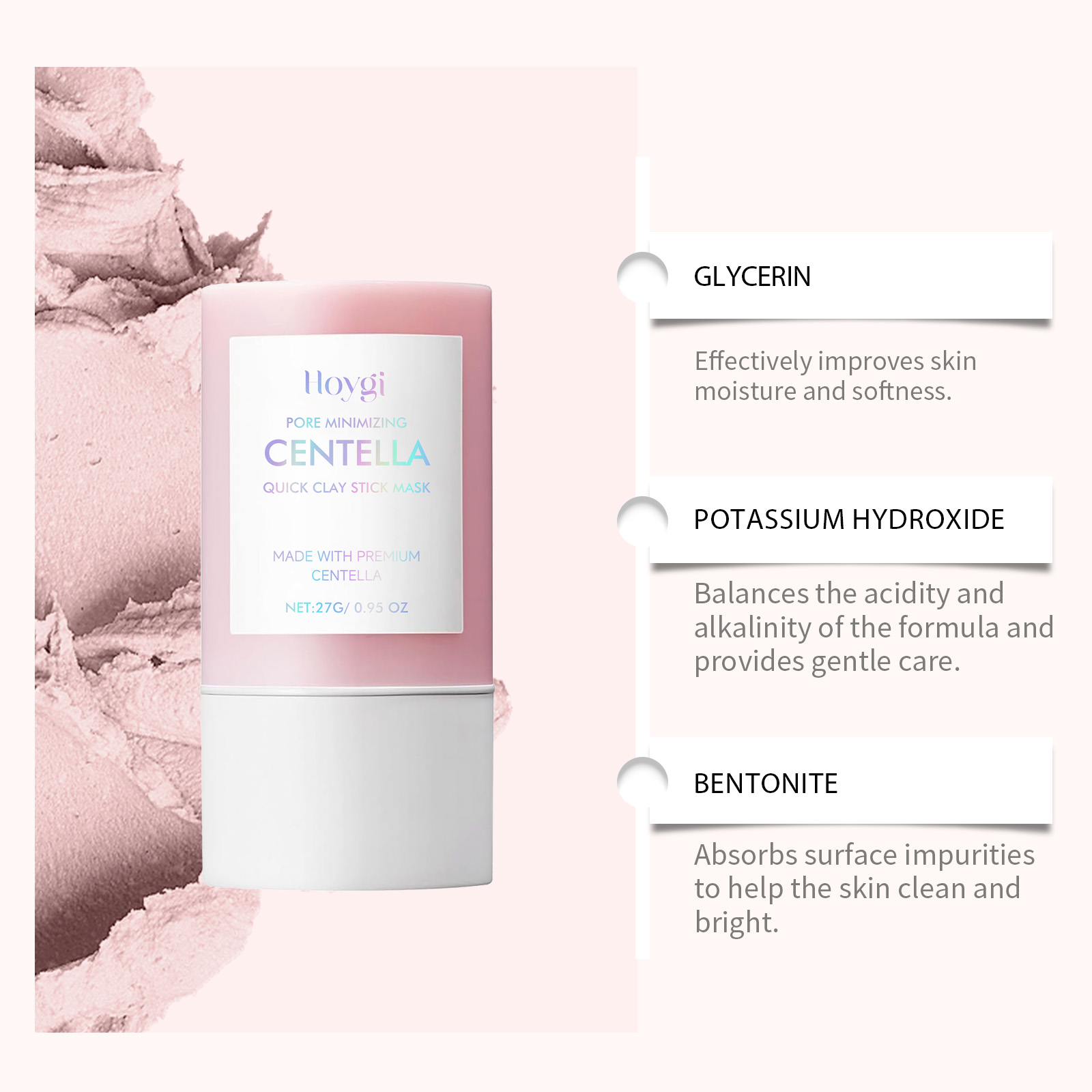 Маска-стик с центеллой для очи – обзор и цена Bentonite Clay Mask