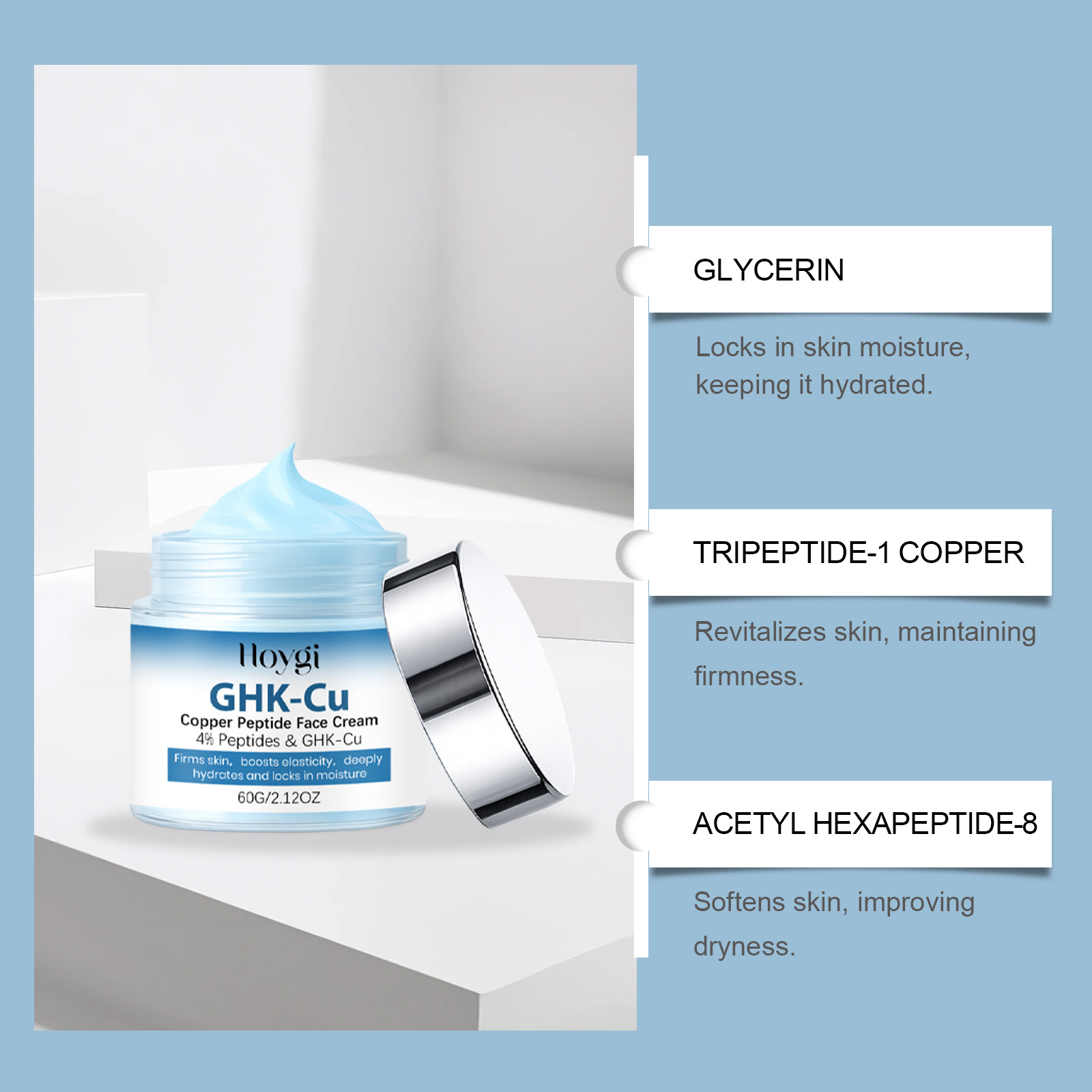 Крем для лица с медным пептидо – обзор и цена Skincare Glow Glowing