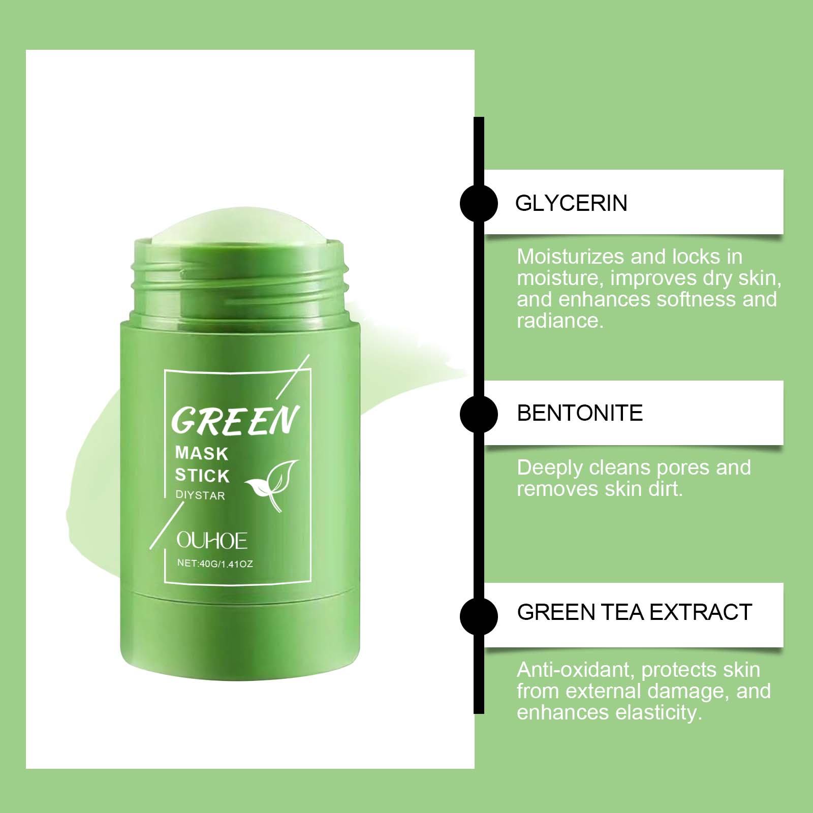 Маска-стик для глубокого очище – обзор и цена Bentonite Clay Mask
