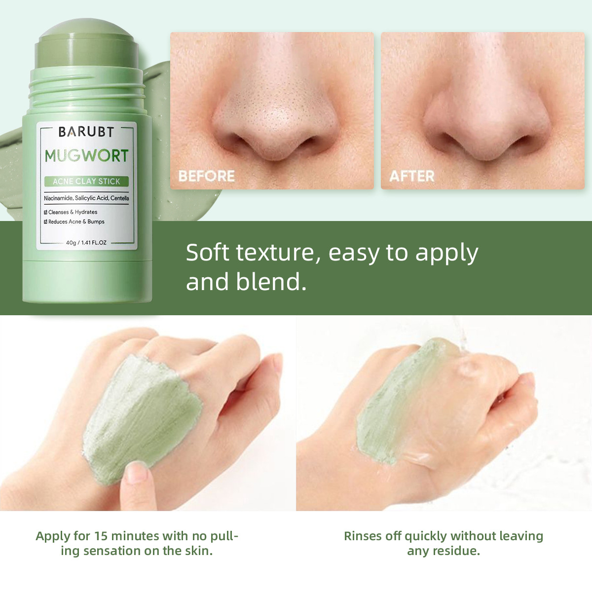 Удаление черных точек, прыщей, – обзор и цена Bentonite Clay Mask