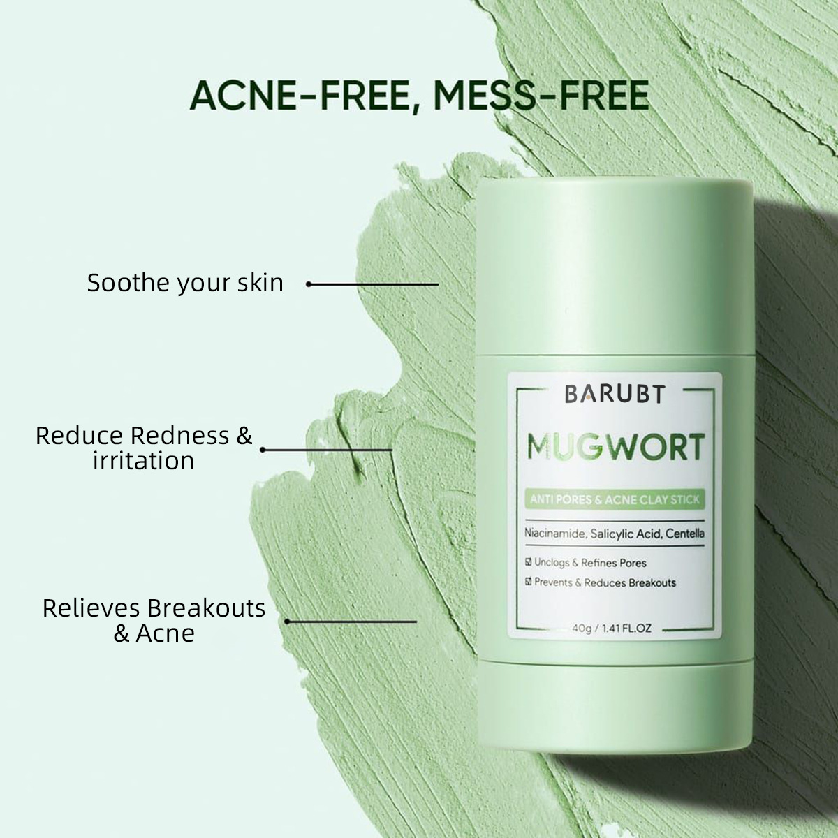 Удаление черных точек, прыщей, – обзор и цена Bentonite Clay Mask